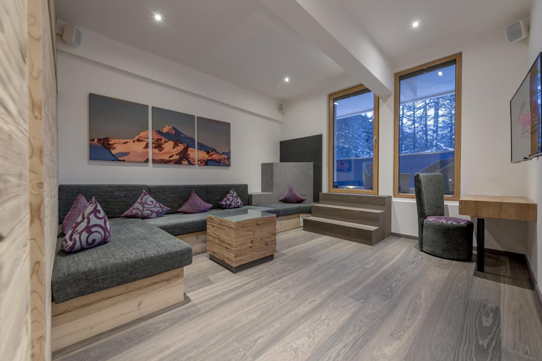 4 Sterne Superior Muehle Resort 1900 - Adults Only Obergurgl Oda fotoğraf